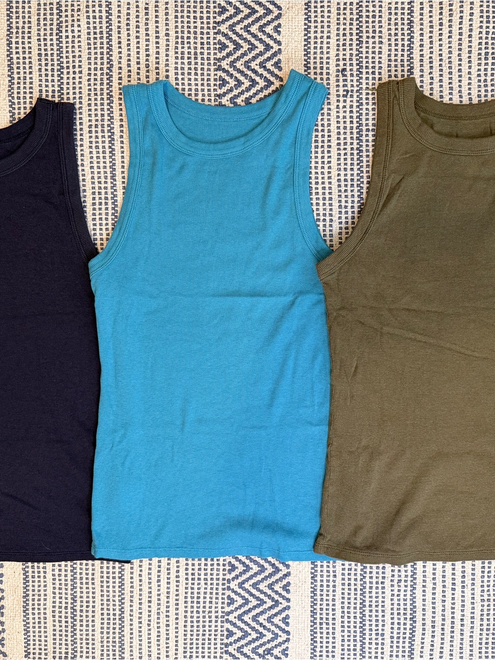 Set of 3: Women’s a new day, ribbed muscle tank tops
